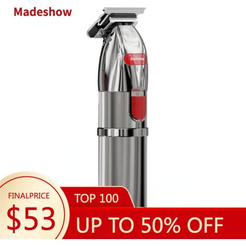 Barbershop Hair Clipper M6 Professional Hair Trimmer 1400mAh Haircut Machine 7000RPM Cordless Haircut Adjustable Ceramic Blade