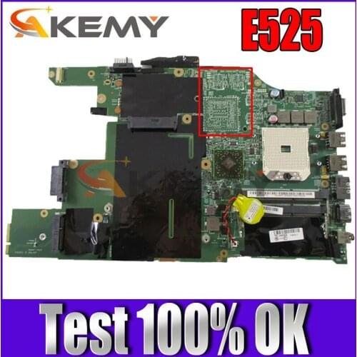 Akemy FRU 04Y1017 04W0609 MAIN BOARD For Lenovo thinkpad E525 Laptop Motherboard Socket FS1 DDR3