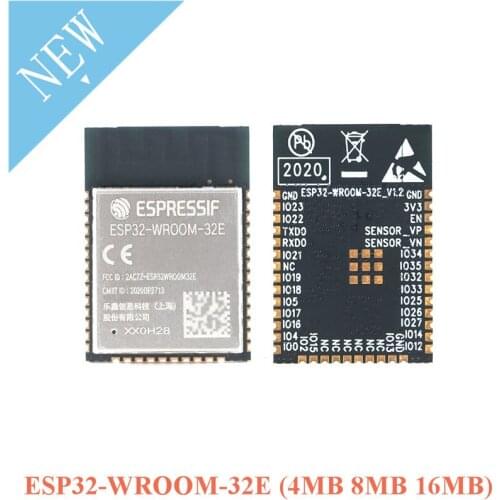 ESP32-WROOM-32E 4MB 8MB 16MB Flash ESP32-WROOM-32 ESP32 Dual Core MUC Mode WIFI Wireless Bluetooth Module for Internet of Things