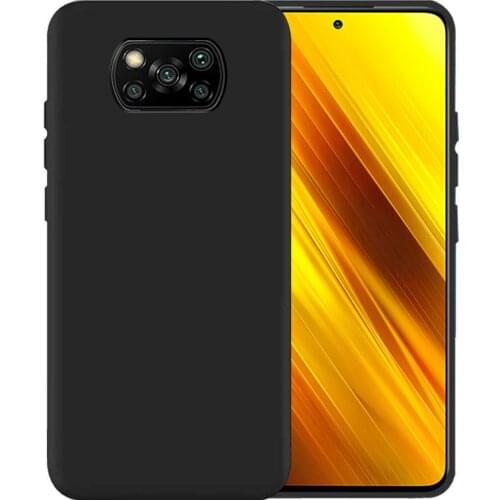 Soft Silicone Back Case For Poco X3 NFC Global Version Bumper Fitted Case Phone Cases For Poco X3 NFC F2 Pro Case