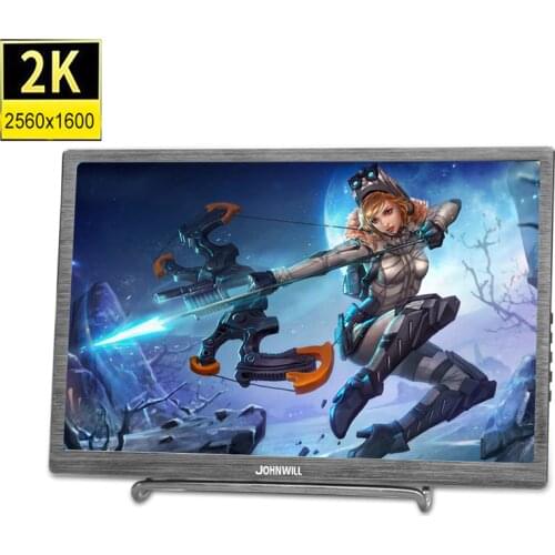 10.1 Inch 2K Screen Portable HD Display 2560x1600 IPS LCD/LED Display HDMI/Two Type-C (USB C) 2USB Interface 15.6" Game Monitor