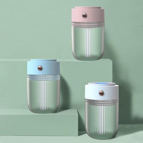 Portable 250ML Air Humidifier Mute Mist Diffuser USB Essential Air Diffuser Cool Mist Maker for Home Office Car