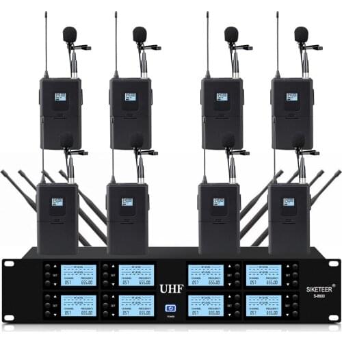 Professional UHF wireless microphone lavalier microphone stage performance church school dedicated microphone wireless