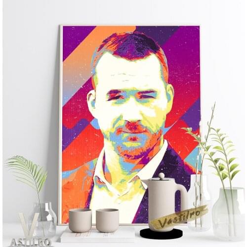 Barry Sloane Celebrity Modern Canvas Painting Hot Actor Star Poster Print Art Living Room Home Decor Bar Pub Club Wall Picture