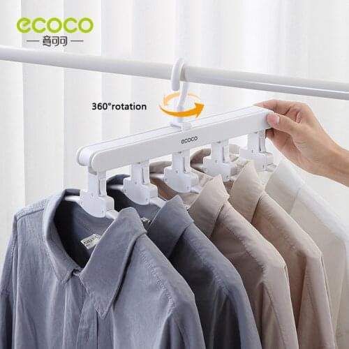 5 in 1 Suit Hanger for Clothes Organizer Multifunction Shelves Closet Storage Organizer PP Magic Wardrobe Clothing Hangers