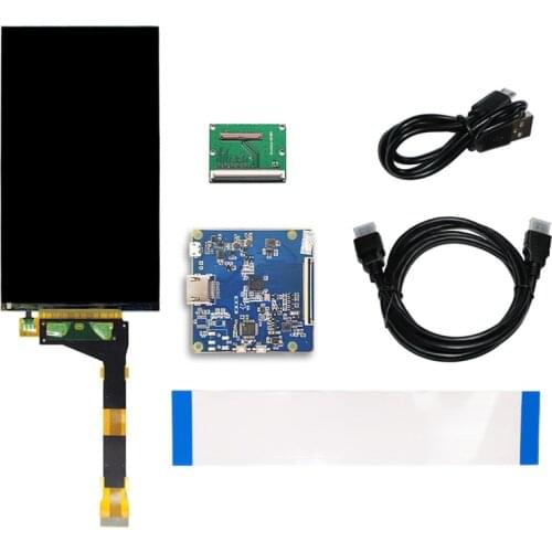 5.5 Inch 2K LS055R1SX04 LCD Display for Sharp 3D 1440x2560 Panel HDMI-Compatible to MIPI to Printer Board Remove/With Backlight