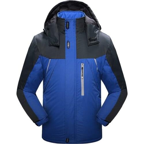 2020 Winter Ski Jacket Man Hooded Fleece Warm Mens Snowboard Coats Sport Skiing Outerwear Male Cothes Windproof Cotton Clothing
