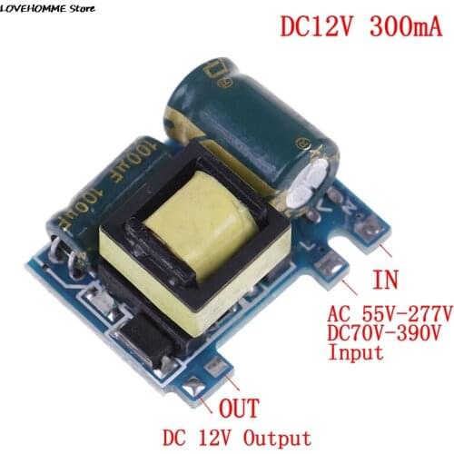 1pc Mini AC-DC 110V 120V 220V 230V To 5V 12V Converter Board Module Power Supply Isolated Switch Power Module 300mA 700mA