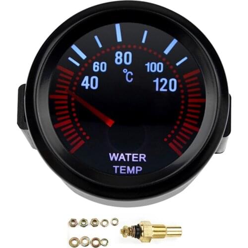 2 Inch Water temperature guage Car 52mm Black Digital Generally Metal And ABS Meter
