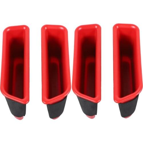 2Pcs Inner Side Armrest Door Handle Storage Box Cover for Ford Mustang 2015+ Accessories