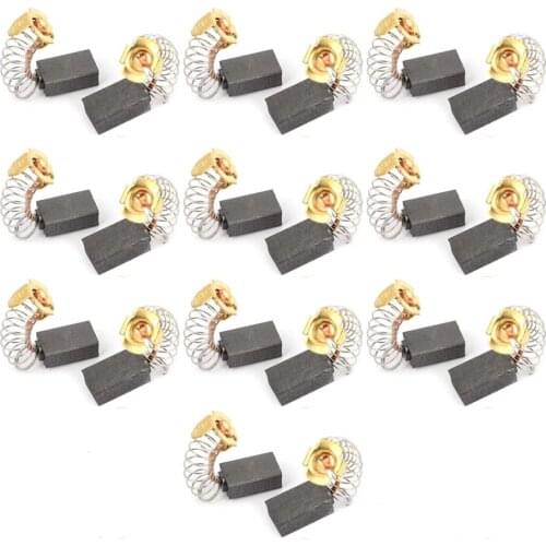 20 Pairs Pcs 15mm x 10mm x 6mm Motor Carbon Brushes for Power Tool