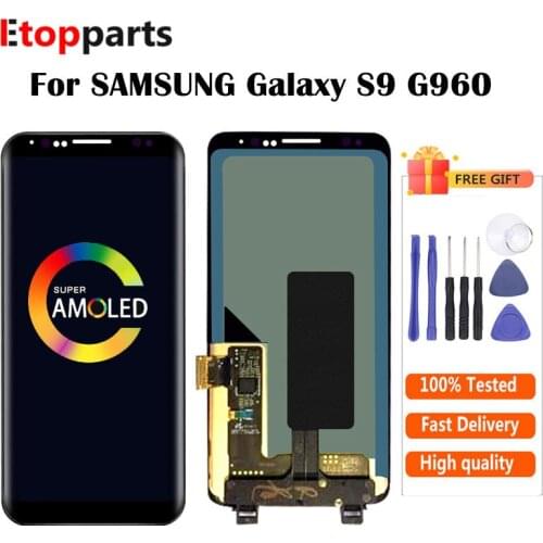 5.8'' AMOLED For Samsung Galaxy S9 G9600 LCD Display + Touch Screen Digitizer Assembly Black Free Shipping