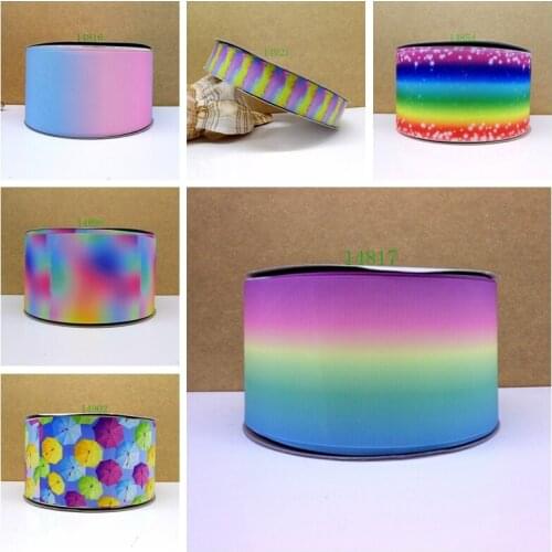 Free shipping 50 yard cartoon printed grosgrain ribbon 14817