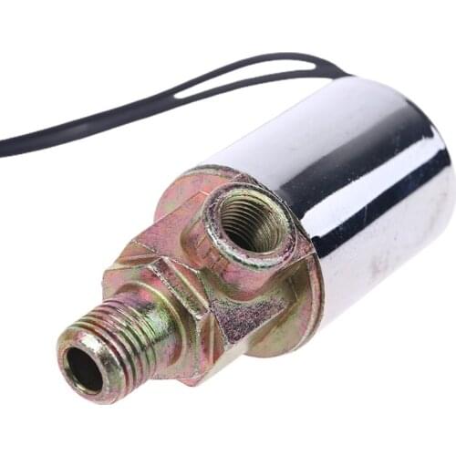 D5QE 1/4" Car Metal Train Air Horn Electric Solenoid Valve DC 12V