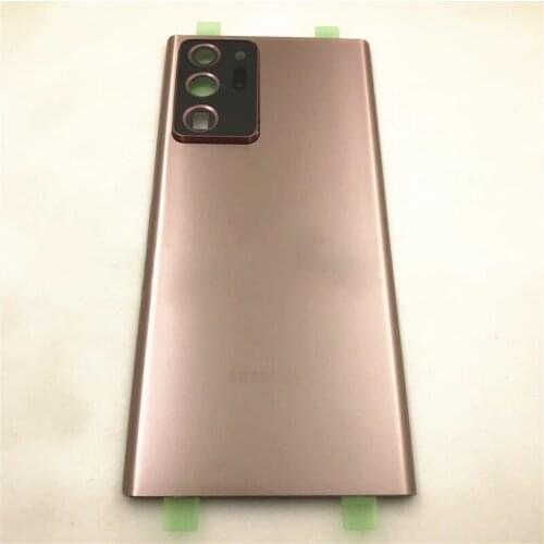 For Samsung Galaxy Note 20 Note 20 Ultra 5G N985 N986F Back Case Battery Cover Glass Housing Cover Door Rear Case +Camera Lens