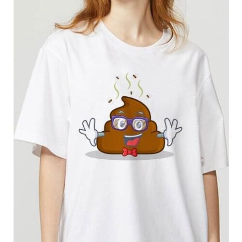 Funny Cartoon Printed T Shirt Women Harajuku Spoof Personality T Shirt Loose Top Tee Funny Women Short Sleeve T-shirt