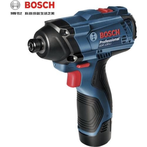 Bosch Original GDR 120-LI 12V Lithium Battery Rechargeable Impact Wrench/Driver Electrical Impact Screwdriver Hand Drill GDR120