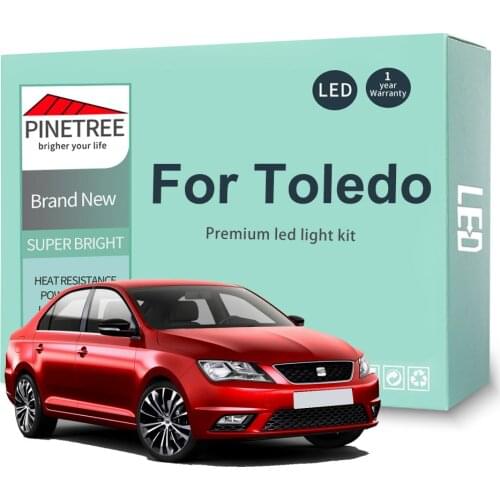 Led Interior Light Kit For Seat Toledo MK 2 3 4 II III IV 1999-2017 LED Bulbs Reading Dome Map Canbus