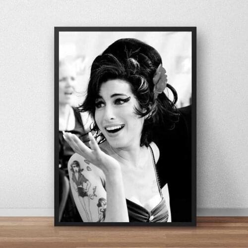 Amy Winehouse Modular Pictures Beautiful Girl Canvas Painting Wall Art Posters Print Modern Living Room Home Decor No Framework