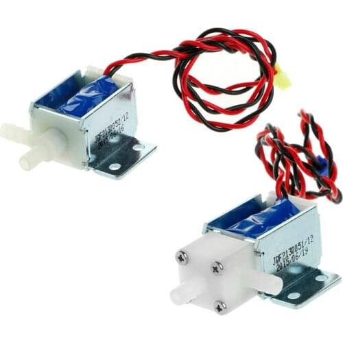 12V Normally Open Electric Control Solenoid Discouraged Air Water Valve