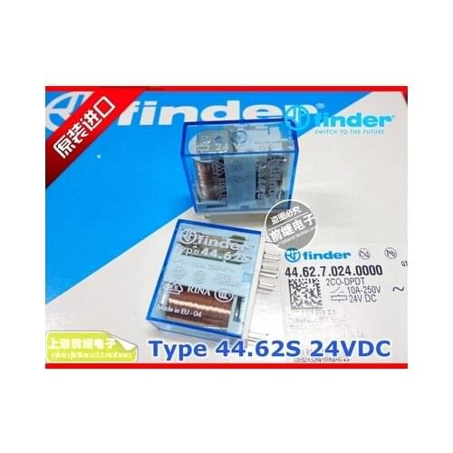 NEW relay 44.62.7.024.0000 /44.62S 24VDC 44.62S-24VDC 10A 250V 24vdc DC24V finder DIP8 5pcs/lot