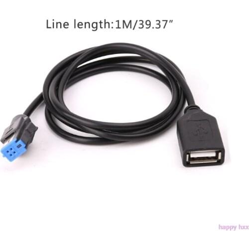 New 4-pin Car USB Cable Adapter Extension Cord For Nissan Teana Qashqai CD Audio Radio Player
