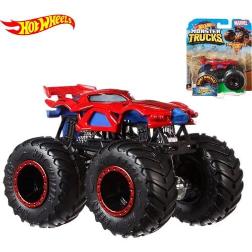 Original Hot Wheels Car 1:64 Giant Wheels Monster Truck Model Car Toy Hotwheels Car Toys for Boys Big Foot Birthday Gift