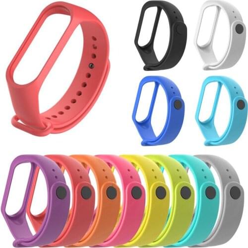 Suitable for Mi Band 3 4 5 6 Silicone Wristband Mi Band 4 Fashion Band Mi Band 6 Accessories xiaomi