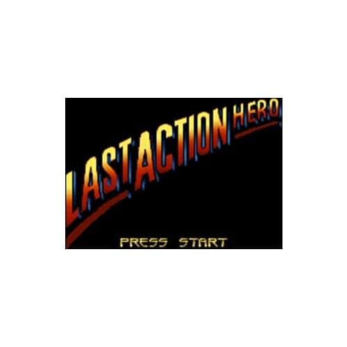 Last Action Hero NTSC Version 16 Bit 46 Pin Big Gray Game Card For USA Game Players