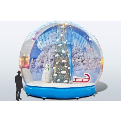 Happy Inflatable Inflatable Snow Globe Decoration Ball Christmas ball inflatable decorations,inflatable merry decorations