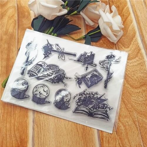 11*16CM Hot selling magic book transparent seal clear stamp silicone seal roller stamp DIY scrapbook album / card production
