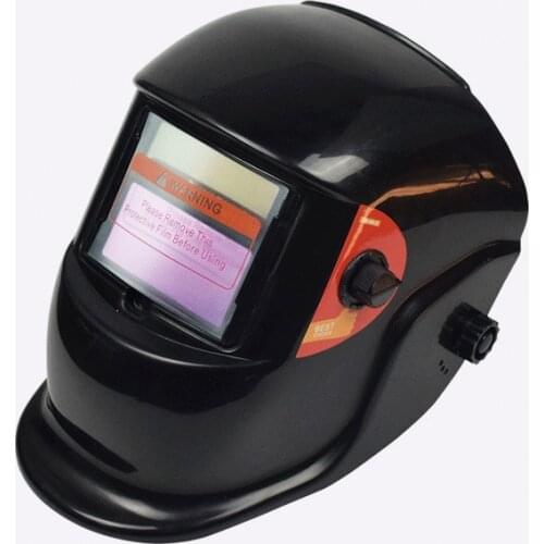 Auto darkening welding helmet/welding mask/MIG MAG TIG/4arc sensor/Solar cell&Replaceable Li-batteries