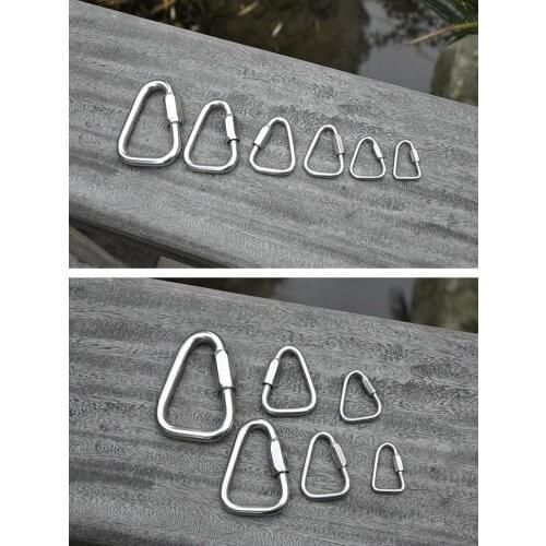 HQ 10PC/Lot M3.5 Rigging Hardware SS316 Stainless Steel Material Delta Shaped Quick Link, Triangle Quick Link