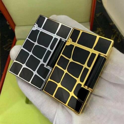 100% brand new retro DuPont bright sound lighter Seiko manufacture windproof copper body cigarette lighter with box