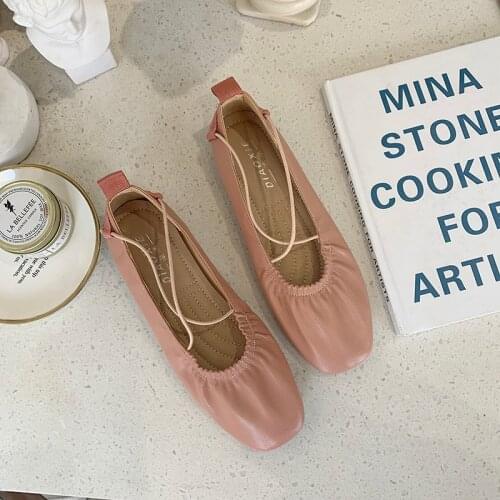 New retro Mori round head womens shoes wild flat dance shoes Japanese comfortable casual single shoes Zapatillas Mujer W33-28