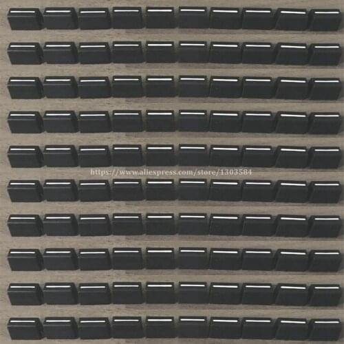 100pcs New Channel Crossfader Fader Cap Knob For RANE 56 57 61 62 64 68 (BLACK)