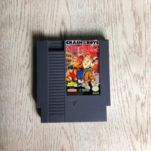 Crash 'n the Boys Street Challenge - 72 pins 8bit game cartridge