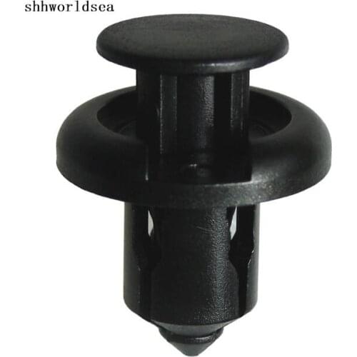 Shhworldsea Auto Clip&Fastener for push type retainer for front bumper for honda fits into 10mm hole