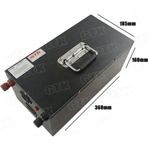 GTK 20,000 cycles 48V 40AH Lithium titanate battery 2.4V LTO battery with BMS fast charge for solar storage boat machine +5A Cha