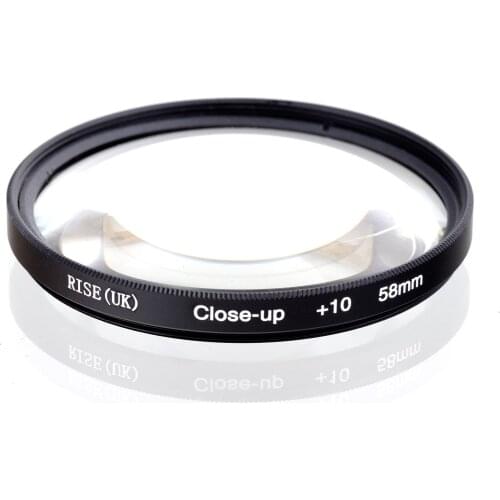 RISE(UK) 58mm Macro Close-Up +10 Close Up Filter for All DSLR digital cameras 58MM LENS