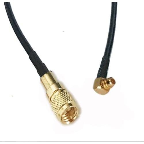 Microdot Compatible M5 Male to MMCX Male 10-32 UNF Vibration Acceleration Sensor Test RG174 Cable 1/2/3/5/10M