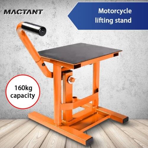 Portable Scrambling Motorcycle Lifting Platform 410mm Height Motorbike Repairing Tool Jack Stand