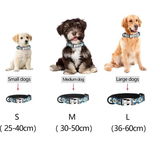 Variety Of Patterns Pet Dog Collars Dog Name Id Tags For Dog Lovers Anti-lost Pet Collar Tags For Puppy Owner Engraved Pet Tag