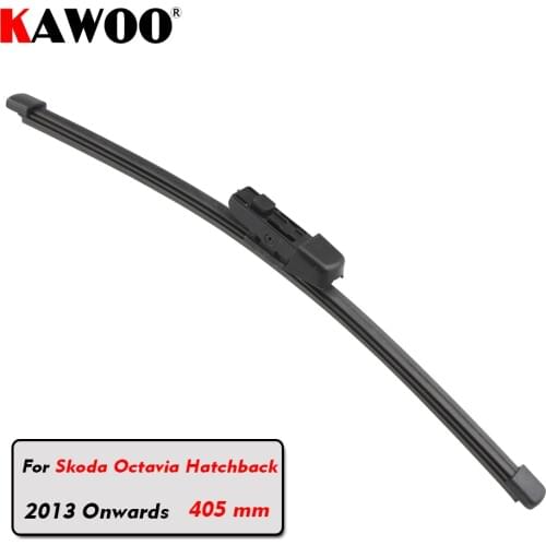 KAWOO Car Rear Wiper Blade Blades Back Window Wipers Arm For Skoda Octavia Hatchback (2013 Onwards) 405mm Auto Windscreen Blade