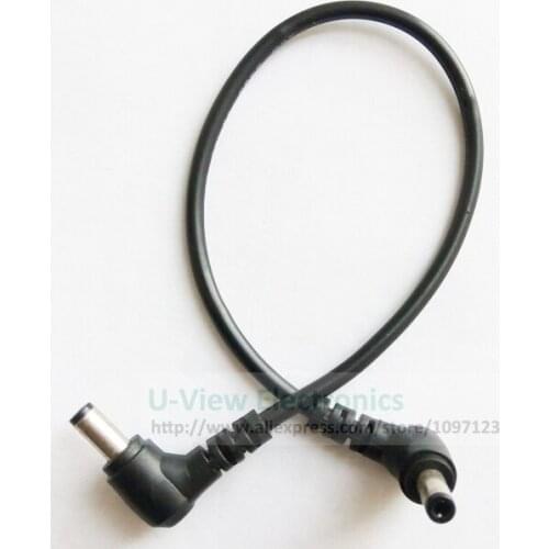 NCHTEK DC Power Plug Double 90 Degree Right Angle 5.5x2.5mm Male to Male Connector Cord /Cable/Free DHL Shipping/100PCS