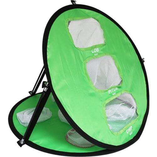 Collapsible Golf Chipping Practice Net Pop-up Practice Target Nets With Carry Bag Portable Golf Accessories For Indoor Outdoor