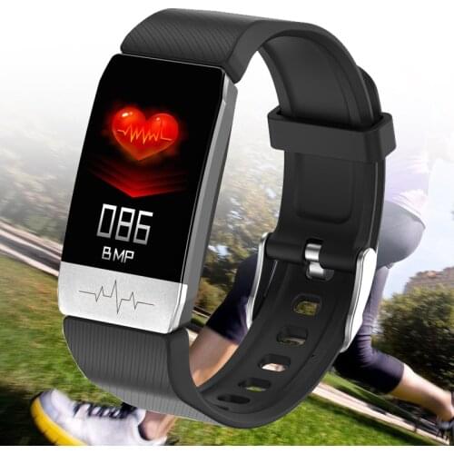 2020 Smart Bracelet Temperature Measuring Fever Monitor Health Fitness Tracker ECG Monitor Waterproof Sport Smartwatch Men Women