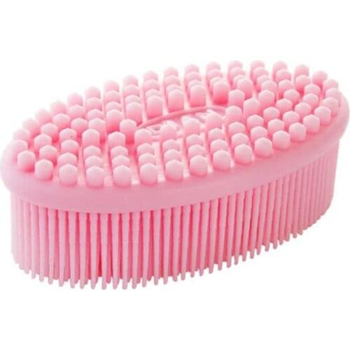 Super soft silicone bath massage brush home scalp massage brush body massage does not hurt skin whole family are applicable