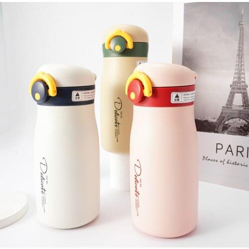 Portable Vacuum Cup 300ml Thermoscup Stainless Steel Milk Travel Water Bottle Sport Home Coffee Drink Thermal Thermos Cup