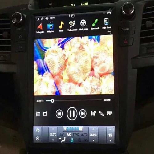 Tesla Style 12.1 Inch IPS Screen Android 9.0 7.1 Car GPS Navigation DVD Player for Toyota Fortuner 2004-2015 Autostsreo Headunit